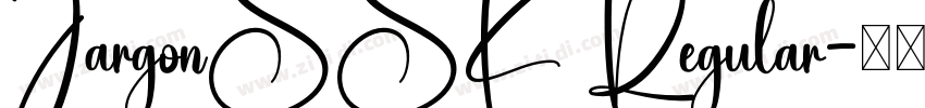 JargonSSK Regular字体转换